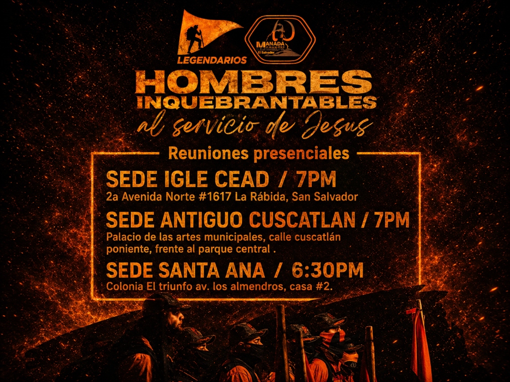 Reuniones presenciales Manada Mammuth – Hombres Inquebrantables al servicio de Jesús
